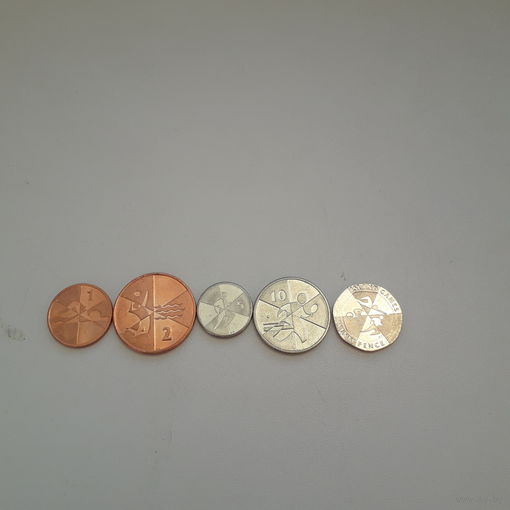 ГИБРАЛТАР  / НАБОР 5 монет Островные Игры/