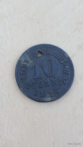 Германия нотгельд город Франкфурт 10 пфеннигов 1917
