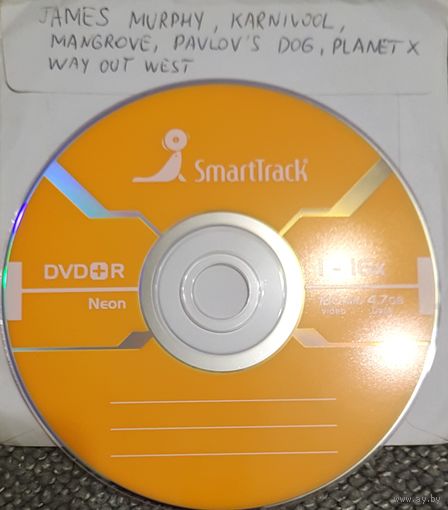 DVD MP3 дискография James MURPHY, KARNIVOOL, MANGROVE, PAVLOV'S DOG, Derek SHERINIAN, PLANET X, WAY OUT WEST  - 1 DVD