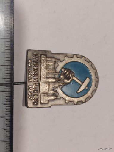 Значок выставка народных промыслов 1947