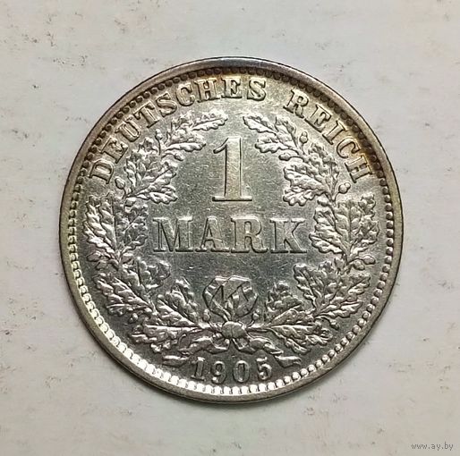 1 марка 1905 года. Редкого монетного двора. Качество. С 1 рубля без минимальной цены.
