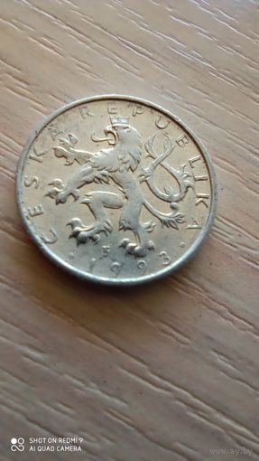 Чехия 50 геллеров 1993г.