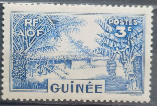 Французская Гвинея 1938г. Французские колонии