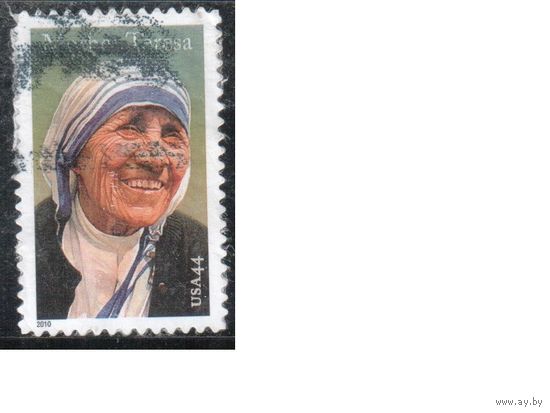 США-2010 (Мих.4642) , гаш., Личности, Мать Тереза
