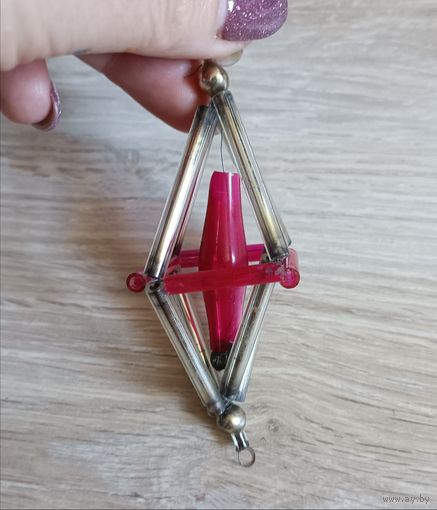 Елочные игрушки, стекло, стеклярус