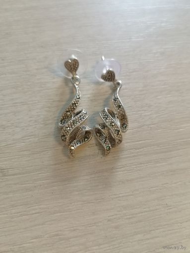 Серьги. Серебро.