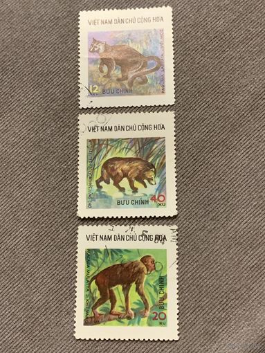 Вьетнам. Дикие животные. Марки из серии