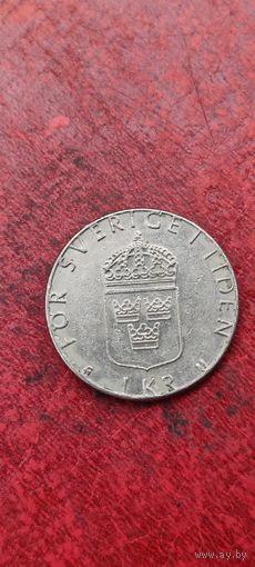 Швеция 1 крона 1982