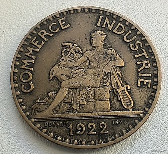 Франция 2 франка 1922  3-8-7