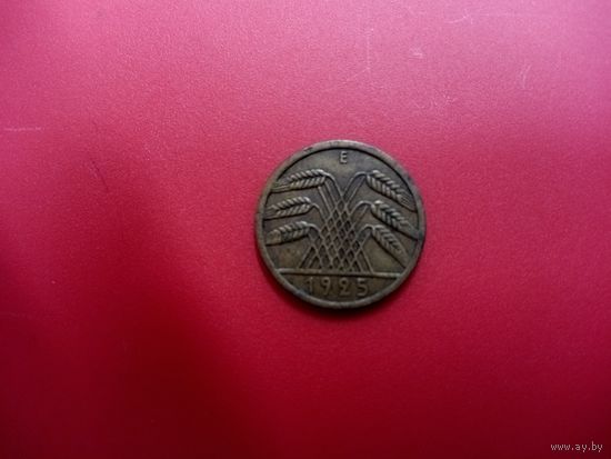 5 пфеннигов 1925 E Германия. Веймарская республика.
