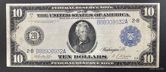 10 долларов США 1914