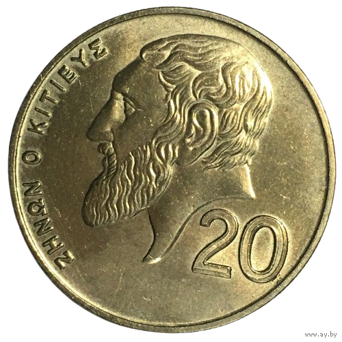 Кипр 20 центов, 2001