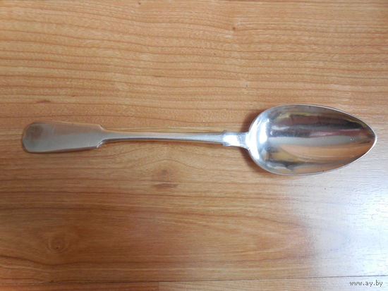 Старинная серебряная ложка. 84 проба.