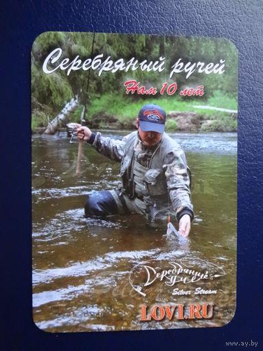 Календарик 2008 г.  Серебряный ручей. Нам 10 лет.