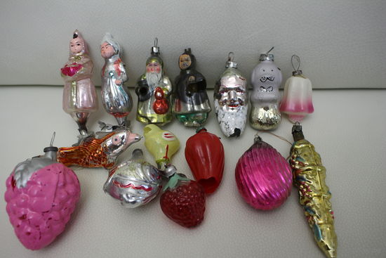 Елочные игрушки в реставрацию