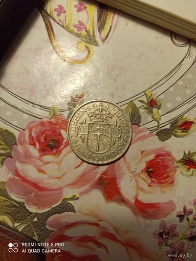 Южная Родезия 1/2 кроны 1947 год