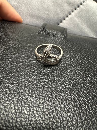 Кольцо. Серебро 925 Змея