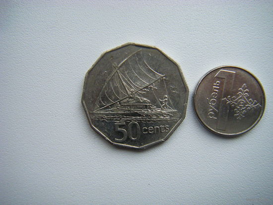 Фиджи 50 центов 1992г.
