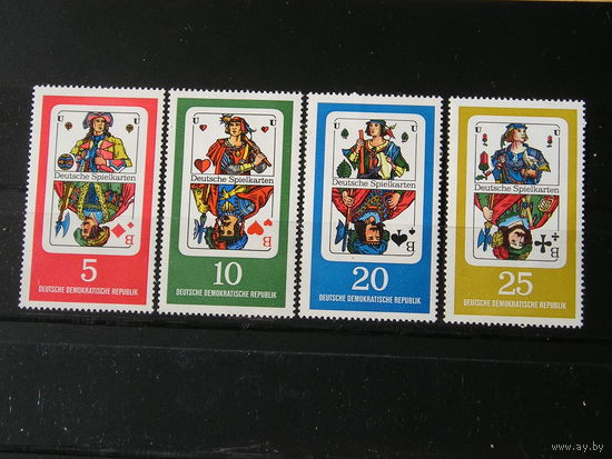 ГДР 1967, Игральные карты