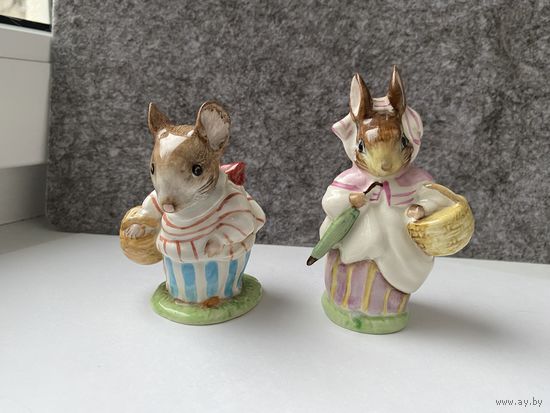 Фигуркa Beswick, Mrs. Rabbit, Beatrix Potter, Англия.