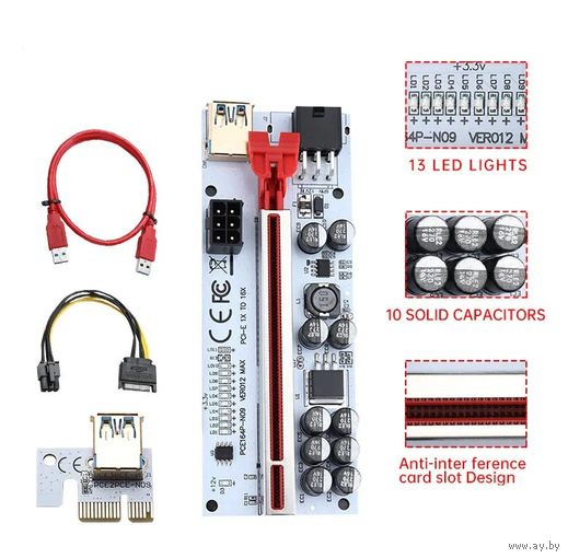 PCIE Райзер VER012 MAX
