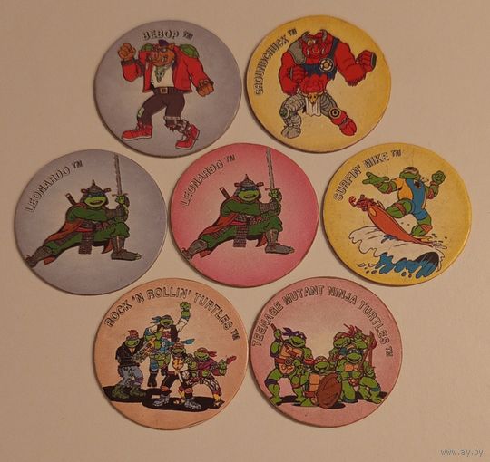 Фишки Ninja Tortues (Черепашки Ниндзя) #2, 31, 42, 43, 106, 124, 143