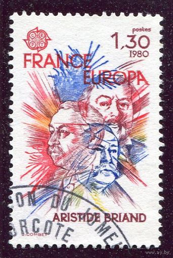 Франция. Аристид Бриан, политик.Европа СЕРТ 1980