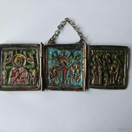 Триптих "Никола, всех скорбящих, Кирик и Улита". ТОРГ