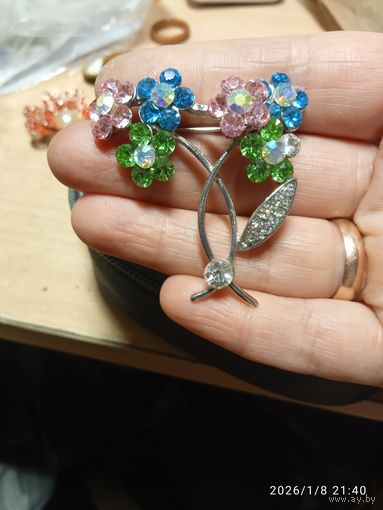 Брошь. Винтаж. Чехословакия, ЧССР