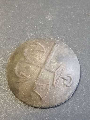 Пуговица якорь и топор