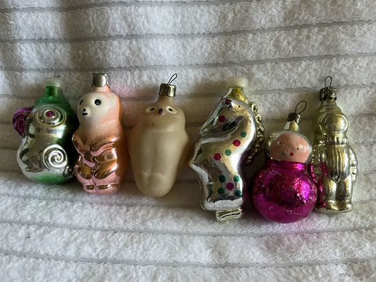 Ёлочные игрушки СССР.