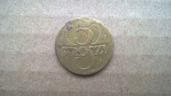 Польша 5 грошей, 1923г. (D-62)