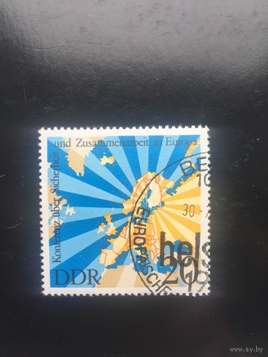 ГДР 1975. Конференция по безопасности и сотрудничеству в Европе