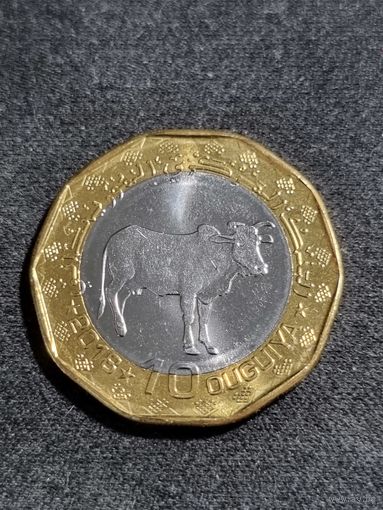 Мавритания 10 угий 2018 Unc