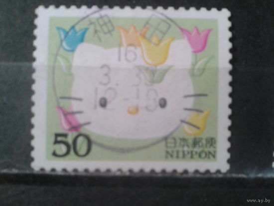 Япония, 2004. Поздравительные марки "Hello Kitty"
