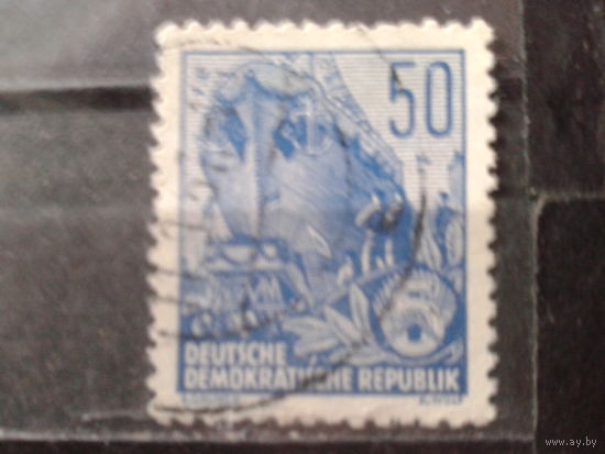 ГДР 1955 Стандарт,судно 50 пф
