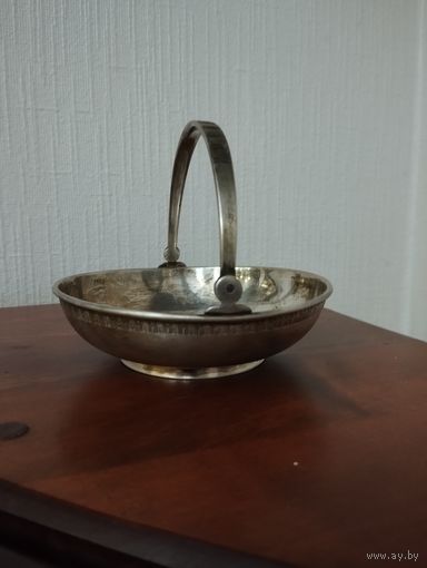 Конфетница. Серебрение.  СССР.