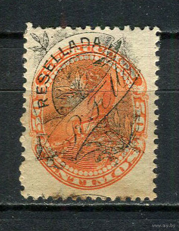 Венесуэла - 1900 - Надпечатка на 50С. Stempelmarken - [Mi.67st] - 1 марка. MH.  (Лот 37GM)-T2P57