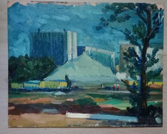 Масло, картон 40Х50