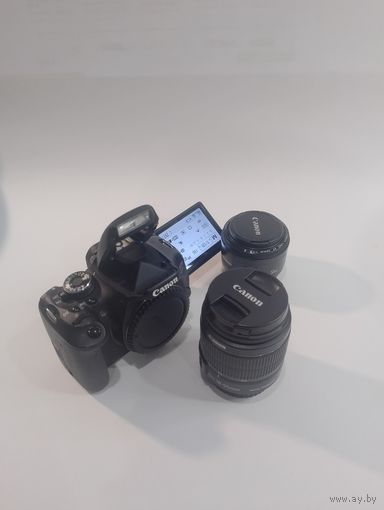 Фотоаппарат canon 600d и четыре объектива