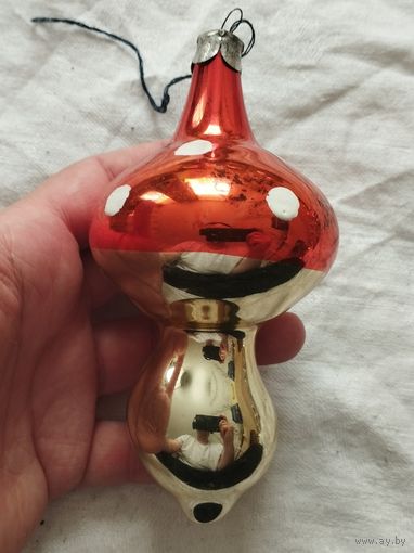 Ёлочная игрушка мухомор