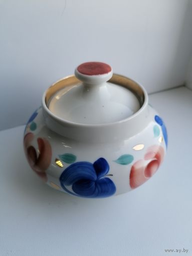 Сахарница СССР, Полонное, ручная роспись