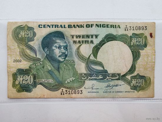 Нигерия 20 найра 2002 года