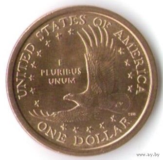 1 доллар США 2001 год Сакагавея Парящий орел двор Р _состояние aUNC
