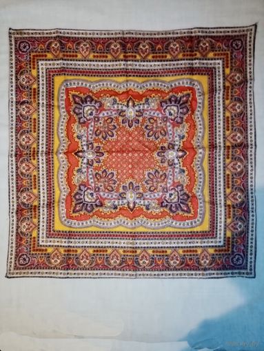Платок косынка с люрексом СССР 65х65 см