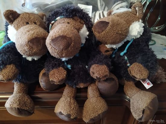 Плюшевые игрушки NICI(Ники Германия) MGA Entertainment (одним лотом 3 ед.)