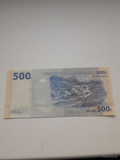 КОНГО 500 франков 2002 год
