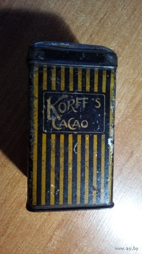 СТАРАЯ КОРОБОЧКА ОТ КАКАО.