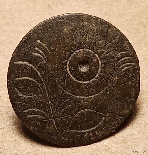 Пуговица с рисунком