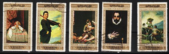 Йемен Северный 1967, Картины испанских мастеров, Mi 7,49, И012